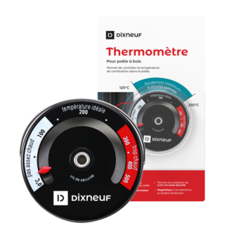Magnétique Poêle de Combustion Thermomètre Multi-Carburant Bois Journal